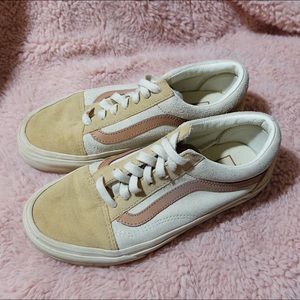 Madewell x Vans Old Skool in Camel Colorblock